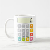 Mug Number Day Calculator Math Design for Kids (Gauche)