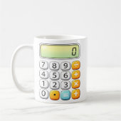 Mug Number Day Classic Calculator Math Design (Gauche)