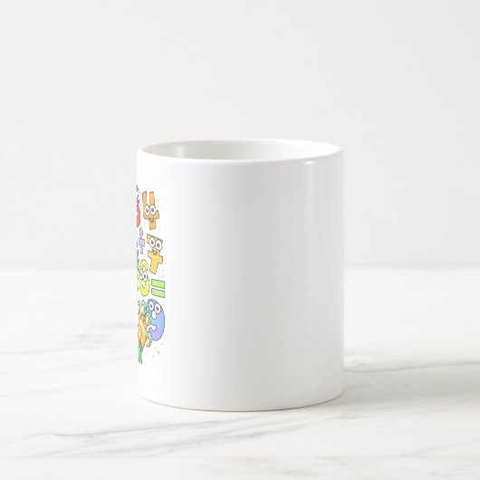 Mug Number Day Dinosaur Math Design for Kids (Centre)