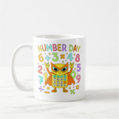 Mug Number Day Owl Math Calculator Design for Kids (Gauche)