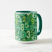 Mug Number pattern (Devant droit)