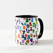 Mug Number pattern (Devant droit)