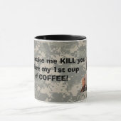 Mug numérique, homme d'armée simple, vrai patc… - (Centre)