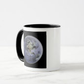 Mug numériquement image améliorée de la Terre entière (Devant gauche)