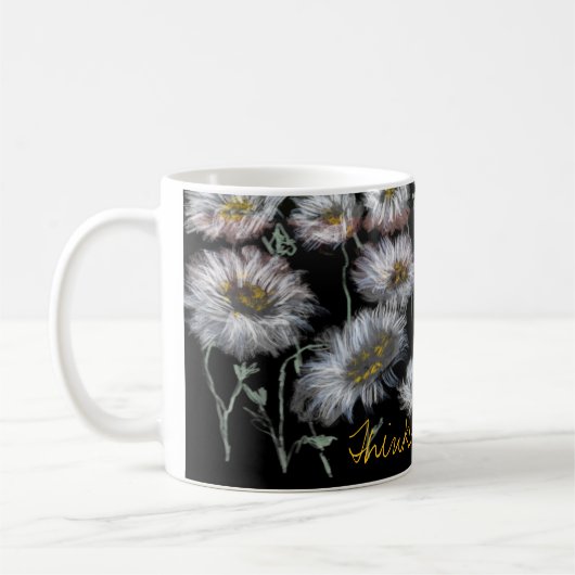 Mug Numériquement lunettes peintes avec facilité (Gauche)