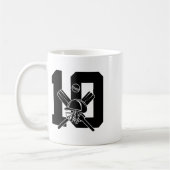 Mug Numéro 10 Ans Cricket 10e Anniversaire  (Gauche)