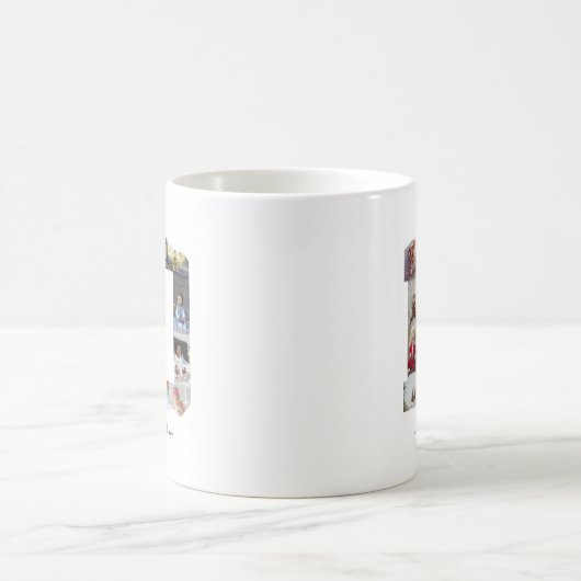 Mug Numéro 10 Collage photo (Centre)