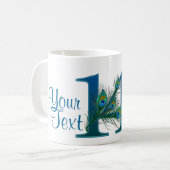 Mug Numéro 14/tasse de conception des textes de (Devant gauche)
