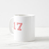 Mug Numéro 17 ! (Devant gauche)