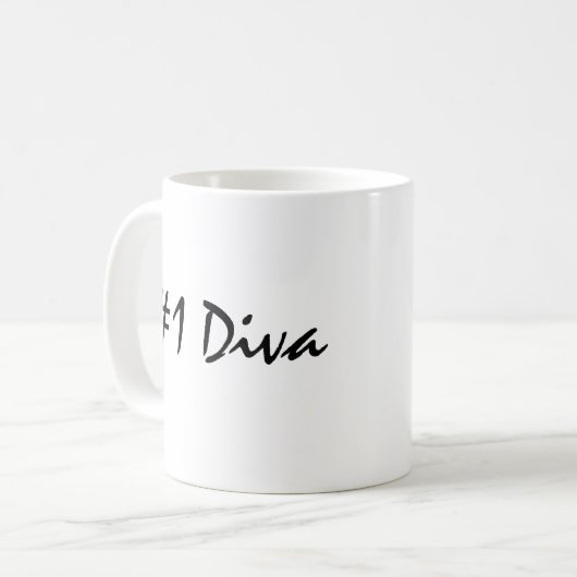 Mug Numéro 1 Diva (Devant gauche)