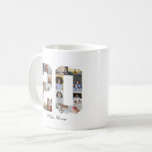 Mug Numéro 20 Collage photo (Devant gauche)