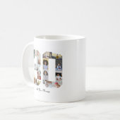 Mug Numéro 30 Collage photo (Devant gauche)
