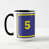 Mug Numéro 5 (Gauche)