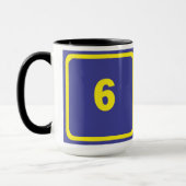 Mug Numéro 6 (Gauche)
