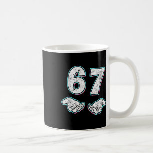 Mug Numéro 67 Correspondant Six Sept 6 7 Mème 6-7 Hall