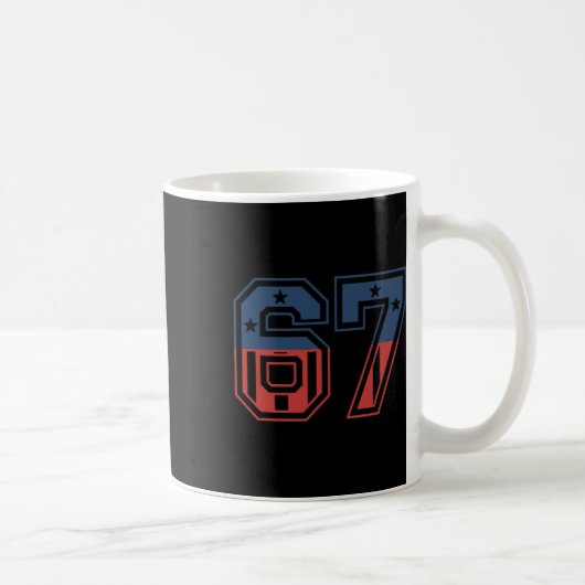 Mug Numéro 67 États-Unis  (Droite)