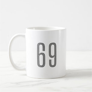 Mug Numéro 69 Femme/Épouse sur mesure, Cadeau de fianc