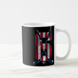 Mug Numéro 6 Ans Hockey sur glace 6e Anniversaire
