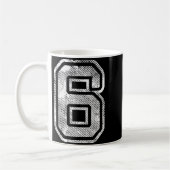 Mug Numéro 6 Drôle de correspondance 67 Meme Halloween (Gauche)