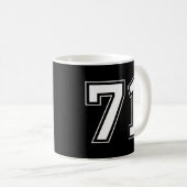 Mug Numéro 71 (Devant droit)