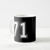 Mug Numéro 71 (Devant gauche)