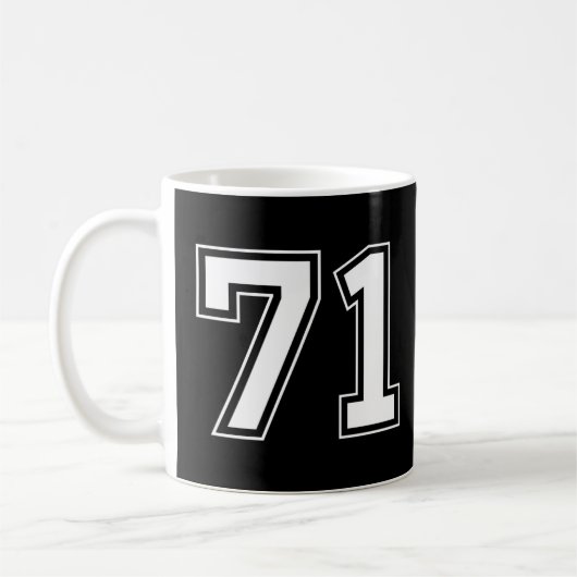 Mug Numéro 71 (Gauche)