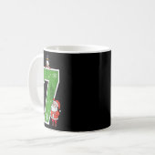 Mug Numéro 7 67 Mème Couple Pyjamas Noël Assortis (Devant gauche)