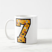 Mug Numéro 7 Citation de mème drôle 6 7 Six Sept Hallo (Gauche)