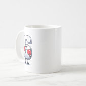 Mug Numéro 7 Correspondant 67 Mème Boxe Hommes Femmes (Devant gauche)