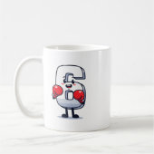 Mug Numéro 7 Correspondant 67 Mème Boxe Hommes Femmes (Gauche)