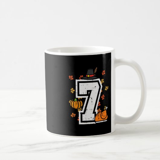 Mug Numéro 7 Thanksgiving 6 7 Correspondant 67 Mème Ho (Droite)