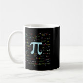 Mug Numéro Cercle Pi Formules Nerdy Mathématiciens Pi (Gauche)