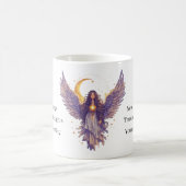 Mug Numéro d'ange personnalisé Art Céleste (Centre)