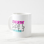 Mug numéro de chance 24 (Devant gauche)