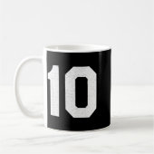 Mug Numéro de maillot #10 10e anniversaire (Gauche)