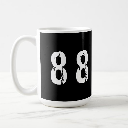 Mug Numéro de sport 88 (Gauche)