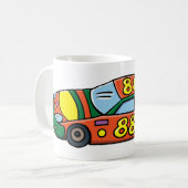 Mug Numéro de voiture de course 88 (Devant gauche)