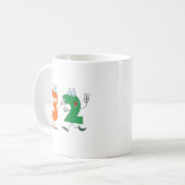 Mug Numéro heureux 32 (Devant gauche)