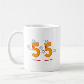 Mug Numéro heureux 55 (Gauche)