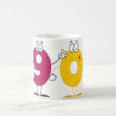 Mug Numéro heureux 90 (Centre)