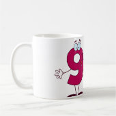 Mug Numéro heureux 90 (Gauche)