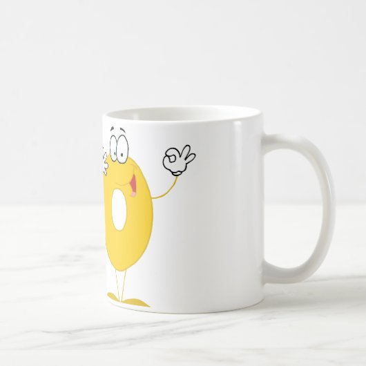 Mug Numéro heureux 90 (Droite)