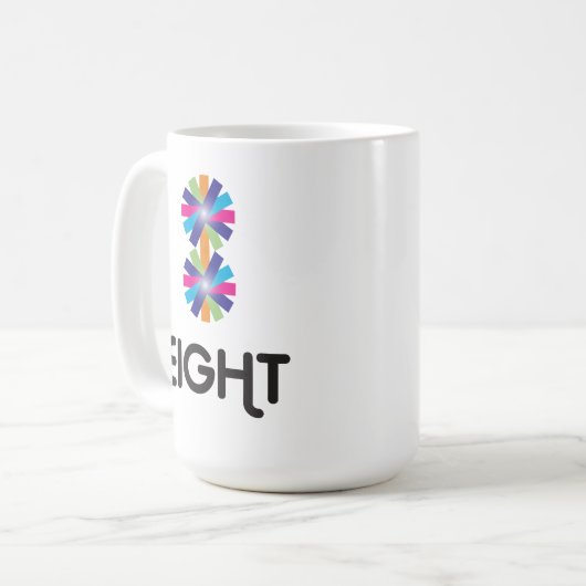 Mug Numéro huit (Devant gauche)