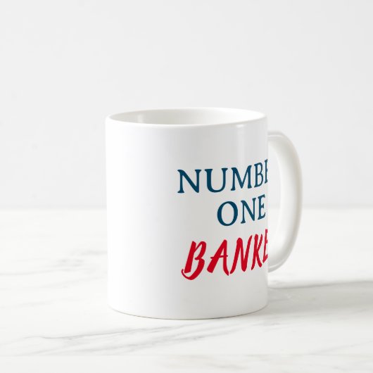 Mug Numéro un banquier (Devant droit)