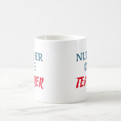 Mug Numéro un enseignant (Centre)