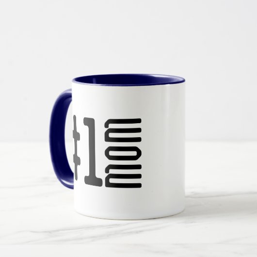 Mug Numéro Un Maman #1, Café de la Fête des Mères (Devant gauche)