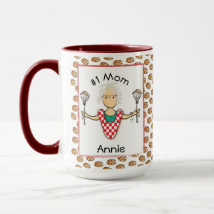 Mug Numéro Un Maman Grand-Mère Fête des Mères Dessin