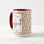 Mug Numéro Un Maman Grand-Mère Fête des Mères Dessin (Devant gauche)
