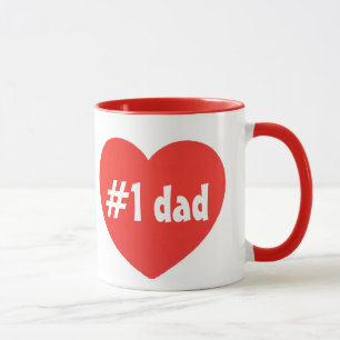 Mug numéro un papa beker