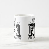Mug Numéro Un Ventilateur De Football (Centre)
